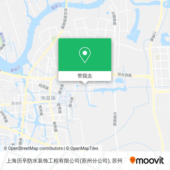 上海历辛防水装饰工程有限公司(苏州分公司)地图
