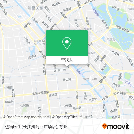 植物医生(长江湾商业广场店)地图