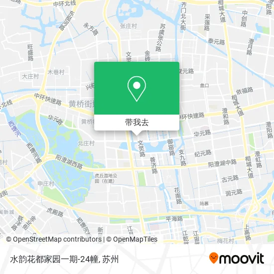 水韵花都家园一期-24幢地图