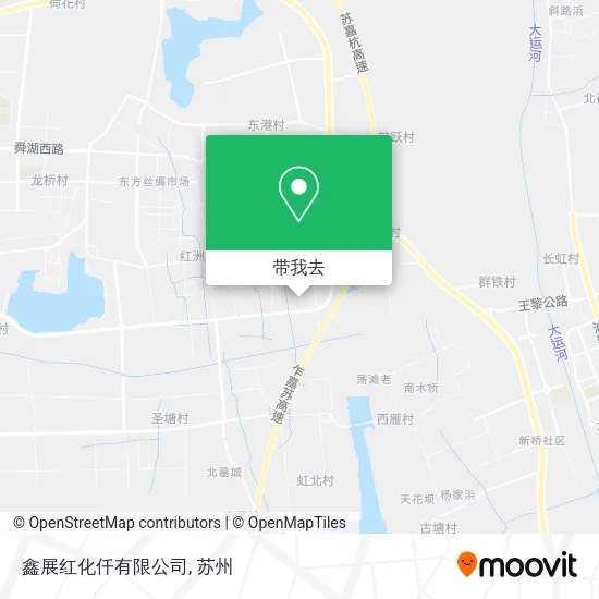 鑫展红化仟有限公司地图