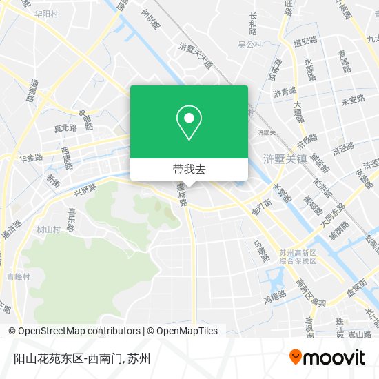 阳山花苑东区-西南门地图