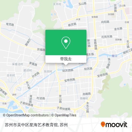 苏州市吴中区星海艺术教育馆地图