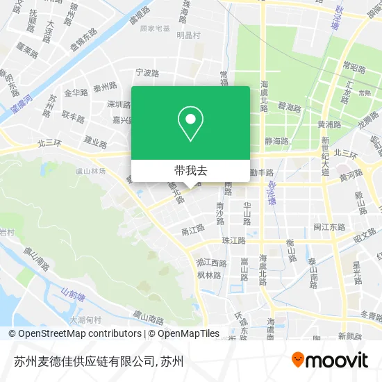 苏州麦德佳供应链有限公司地图