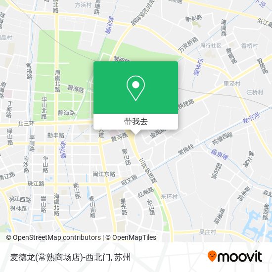 麦德龙(常熟商场店)-西北门地图