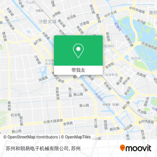 苏州和朝易电子机械有限公司地图