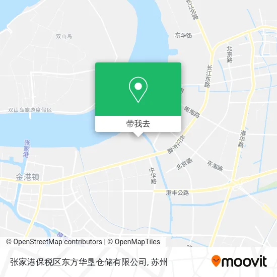张家港保税区东方华垦仓储有限公司地图