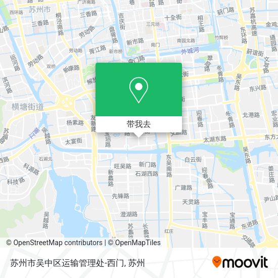 苏州市吴中区运输管理处-西门地图