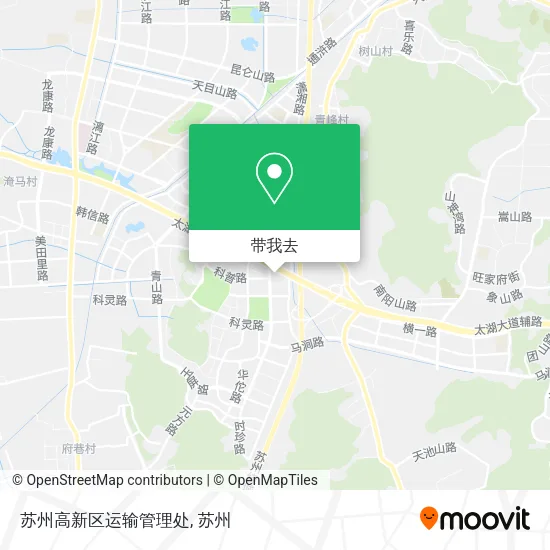 苏州高新区运输管理处地图