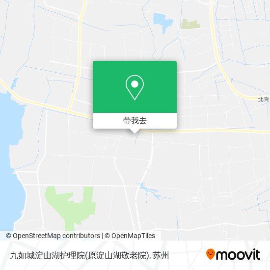 九如城淀山湖护理院(原淀山湖敬老院)地图