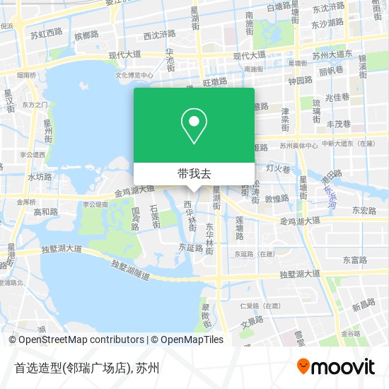 首选造型(邻瑞广场店)地图