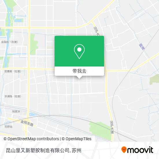 昆山显又新塑胶制造有限公司地图