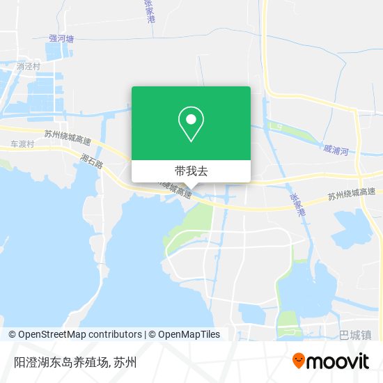 阳澄湖东岛养殖场地图
