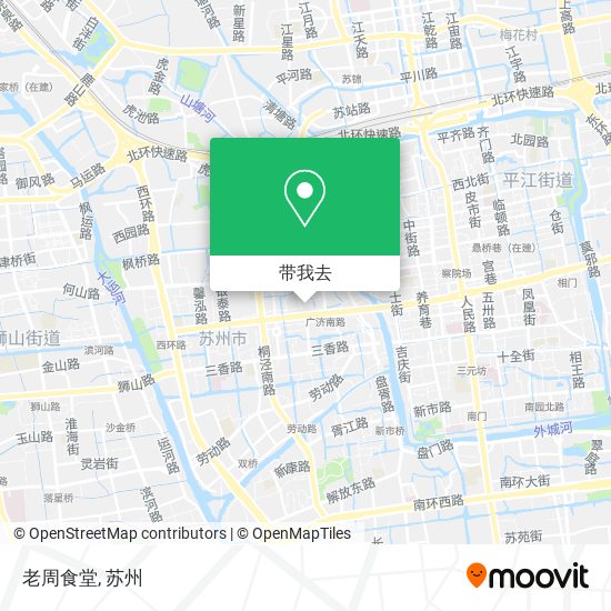 老周食堂地图