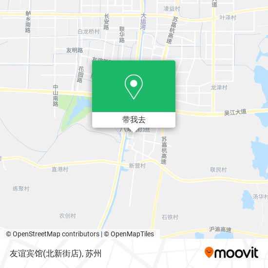 友谊宾馆(北新街店)地图