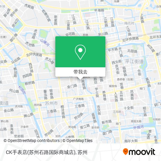 CK手表店(苏州石路国际商城店)地图