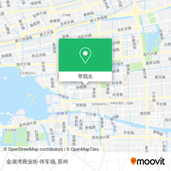 金湖湾商业街-停车场地图