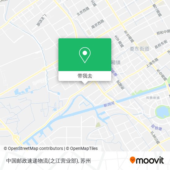 中国邮政速递物流(之江营业部)地图