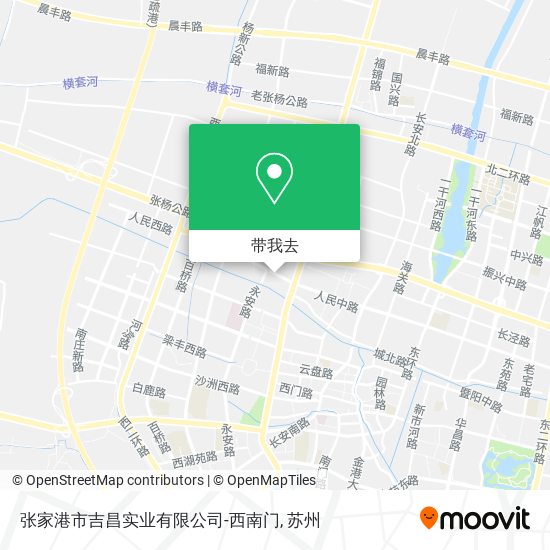 张家港市吉昌实业有限公司-西南门地图