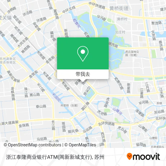 浙江泰隆商业银行ATM(阊新新城支行)地图