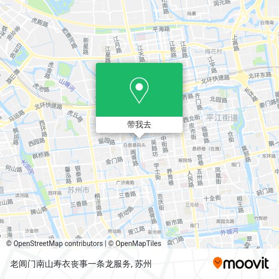 老阊门南山寿衣丧事一条龙服务地图