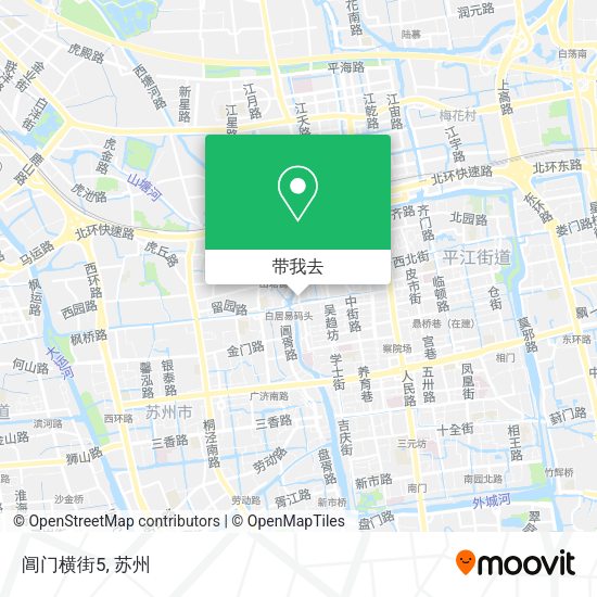 阊门横街5地图