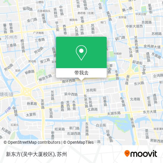 新东方(吴中大厦校区)地图