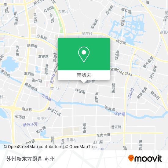 苏州新东方厨具地图