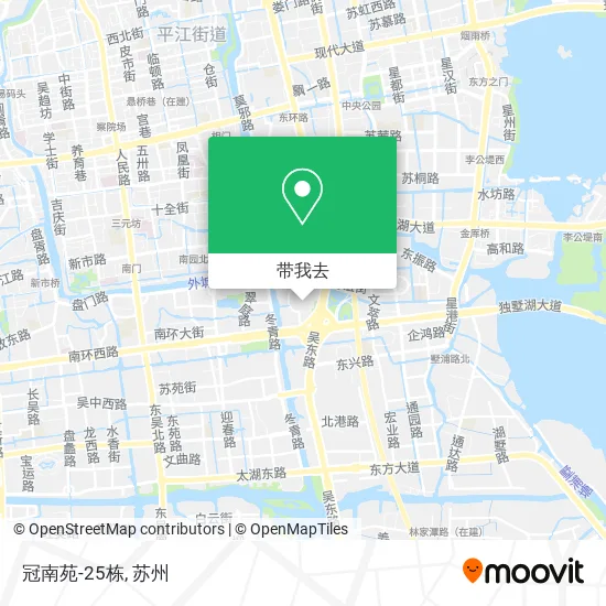 冠南苑-25栋地图