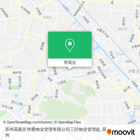 苏州高新区华通物业管理有限公司三区物业管理处地图