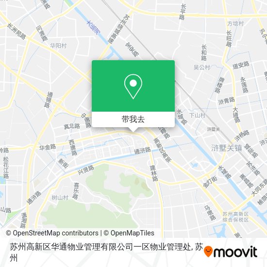 苏州高新区华通物业管理有限公司一区物业管理处地图