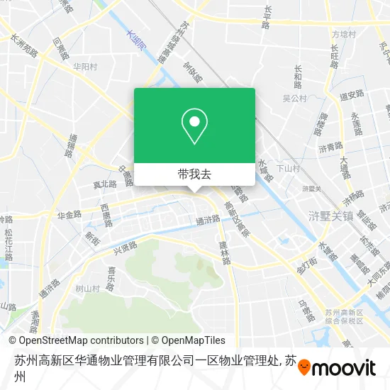 苏州高新区华通物业管理有限公司一区物业管理处地图