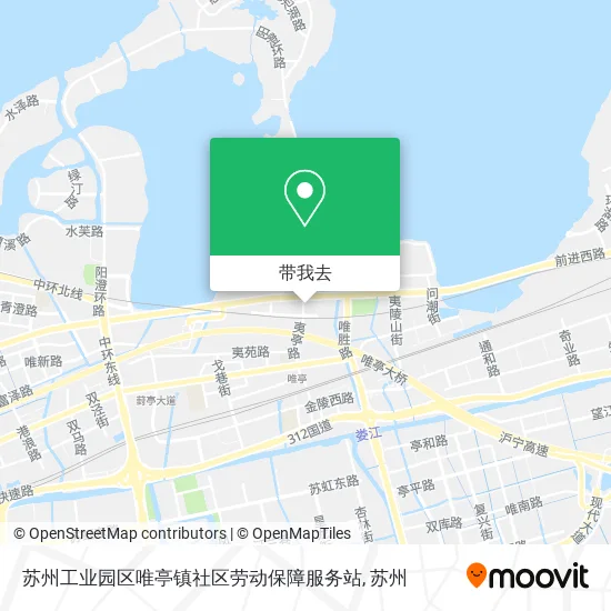 苏州工业园区唯亭镇社区劳动保障服务站地图