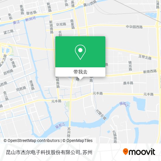 昆山市杰尔电子科技股份有限公司地图