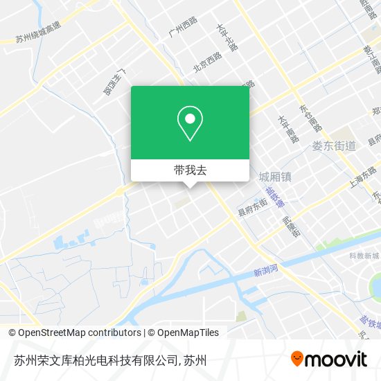 苏州荣文库柏光电科技有限公司地图