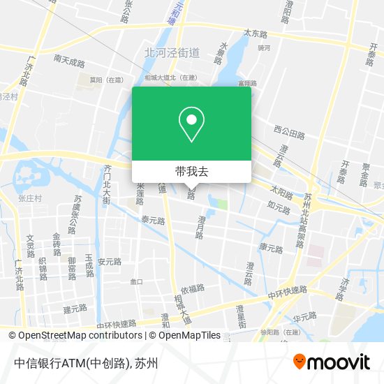 中信银行ATM(中创路)地图
