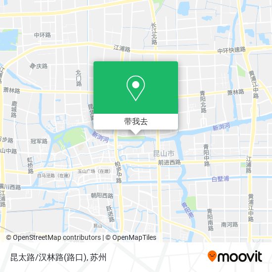 昆太路/汉林路(路口)地图