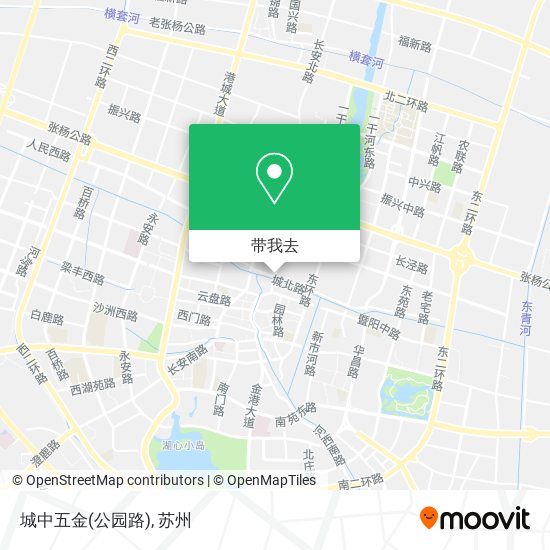 城中五金(公园路)地图