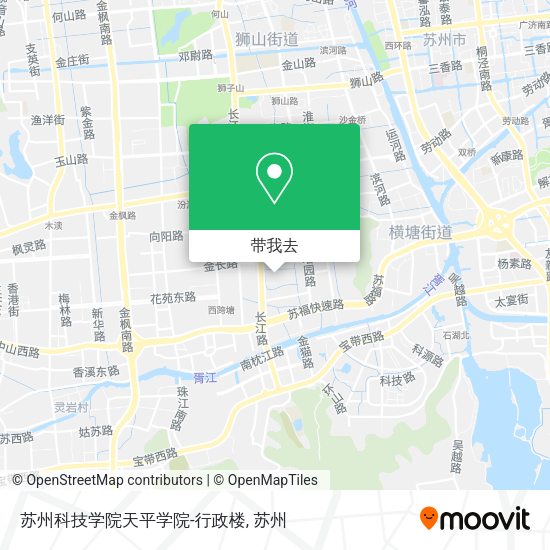 苏州科技学院天平学院-行政楼地图