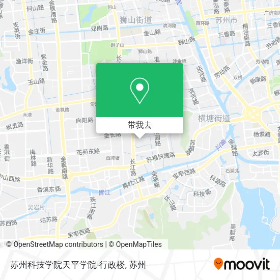 苏州科技学院天平学院-行政楼地图