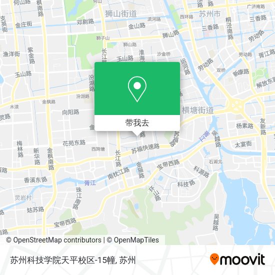苏州科技学院天平校区-15幢地图