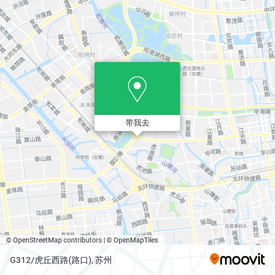 G312/虎丘西路(路口)地图