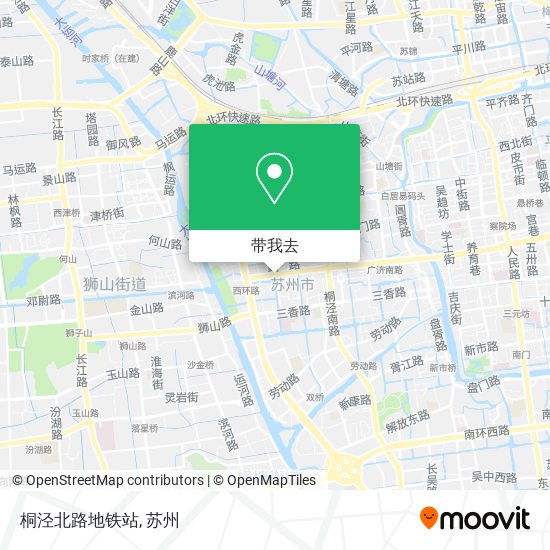 桐泾北路地铁站地图