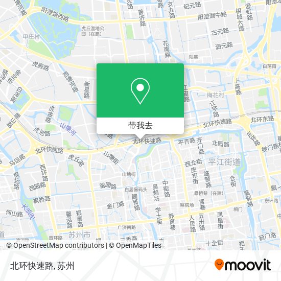 北环快速路地图