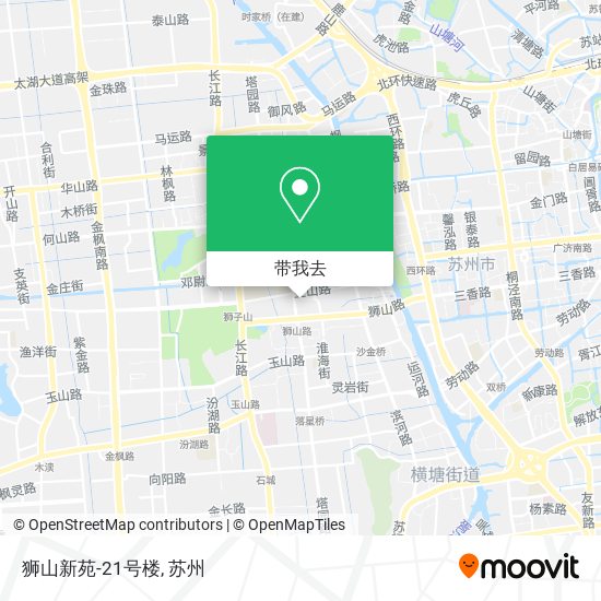 狮山新苑-21号楼地图