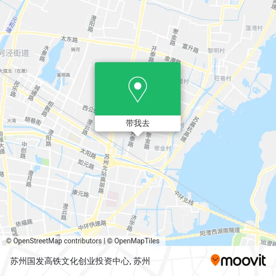 苏州国发高铁文化创业投资中心地图