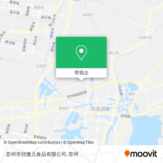 苏州市丝微儿食品有限公司地图