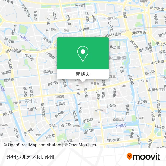 苏州少儿艺术团地图