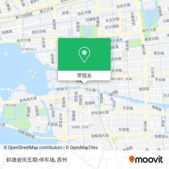 斜塘老街五期-停车场地图