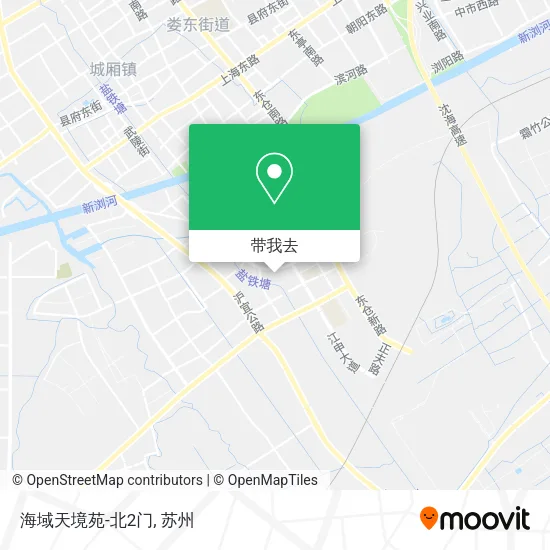 海域天境苑-北2门地图