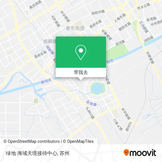 绿地·海域天境接待中心地图